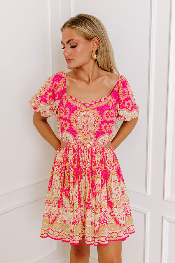 Mostly Coastal Cut Out Dress