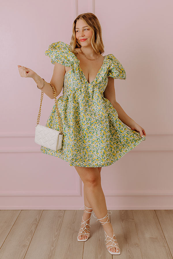 Bloom With A View Mini Dress