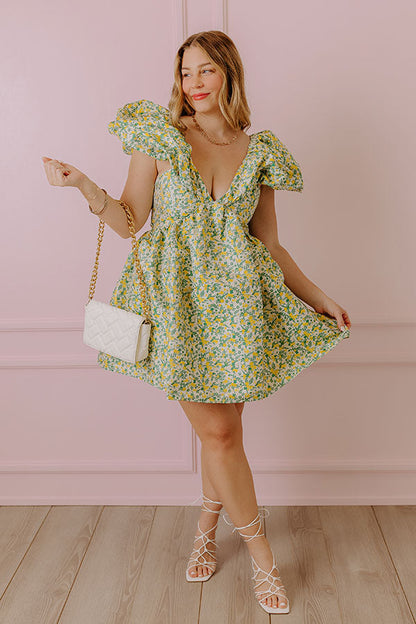 Bloom With A View Mini Dress