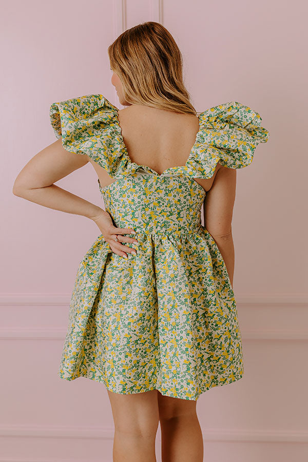 Bloom With A View Mini Dress