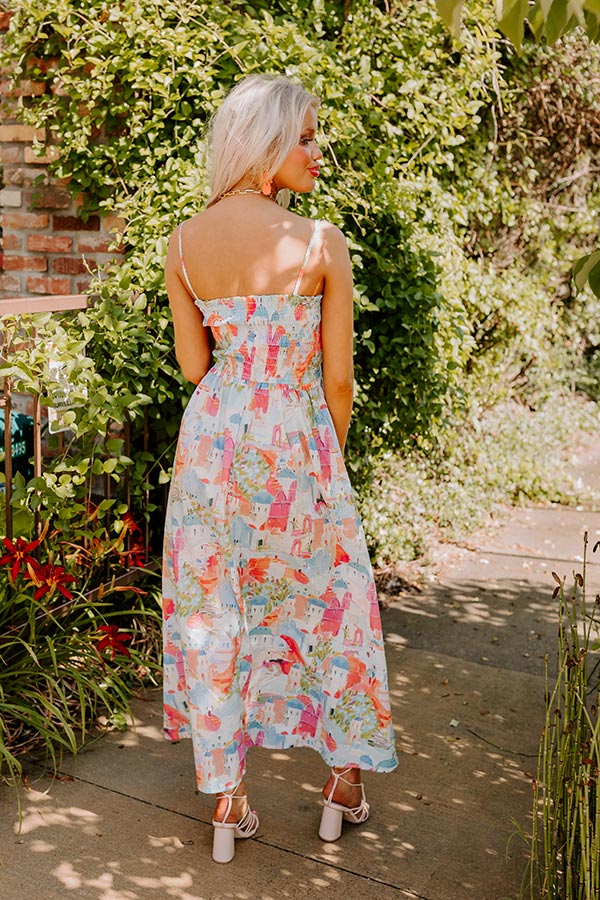 Shine The Light Smocked Midi