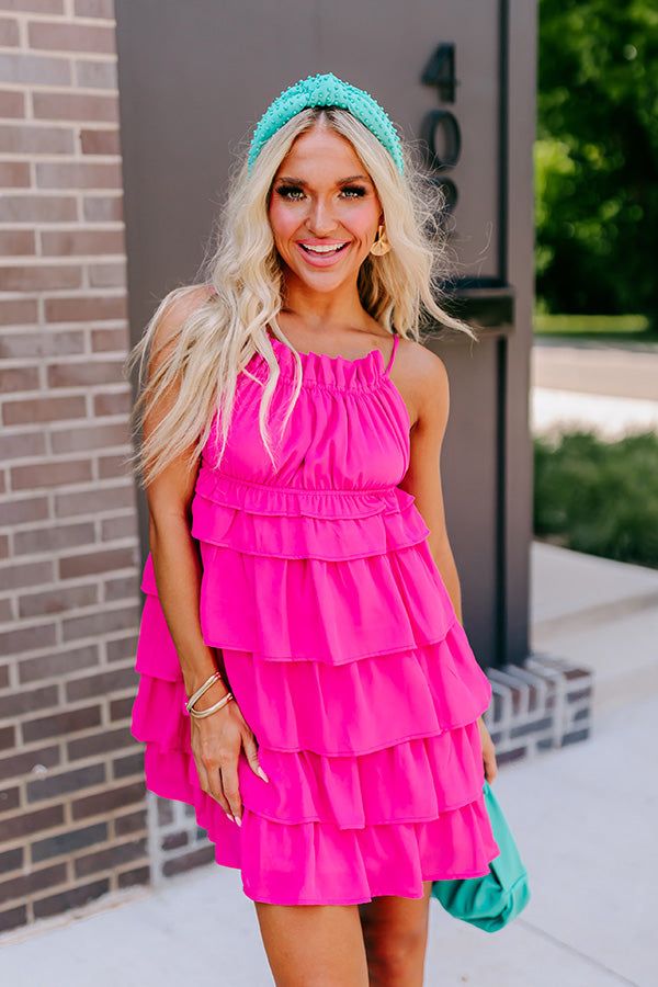 Editor In Chic Tiered Mini Dress