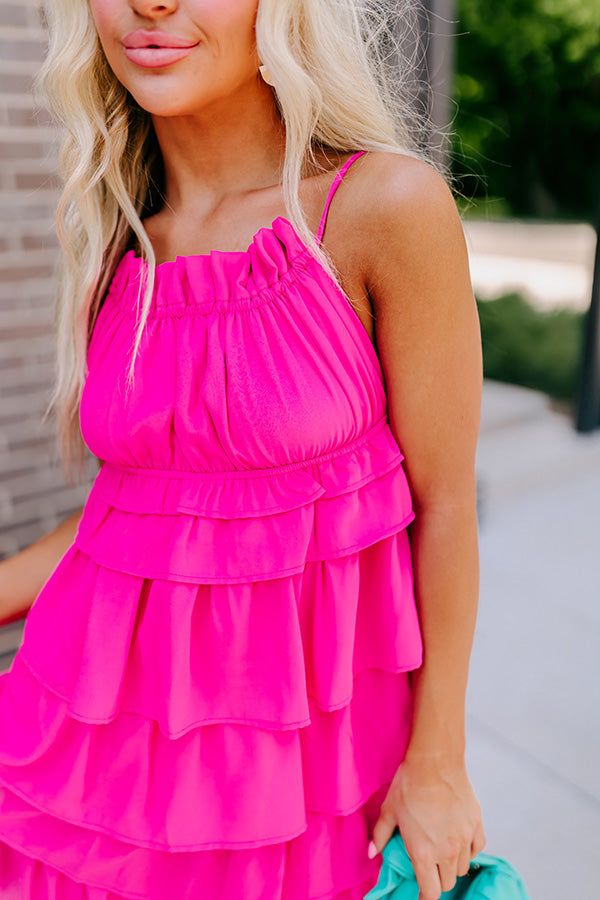 Editor In Chic Tiered Mini Dress