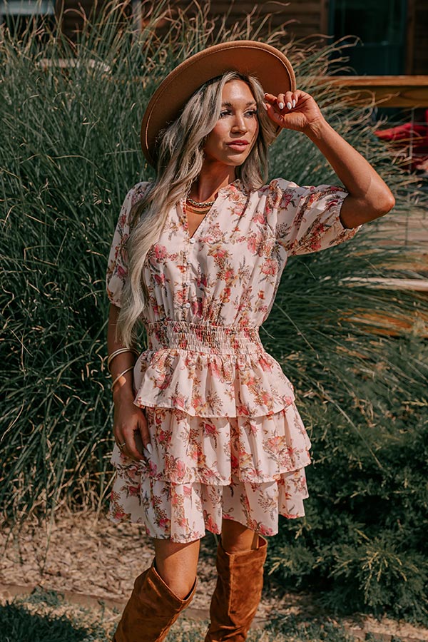 Feel The Romance Floral Mini Dress