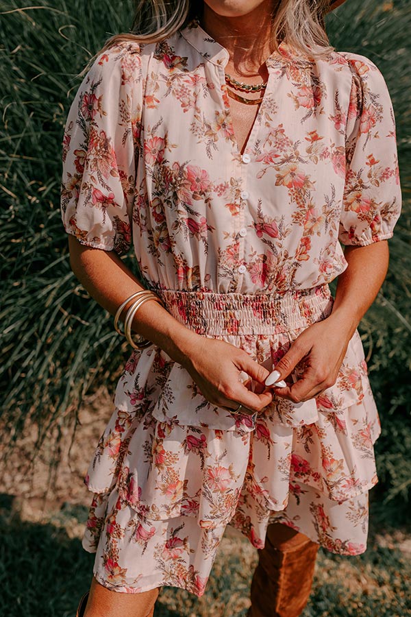 Feel The Romance Floral Mini Dress