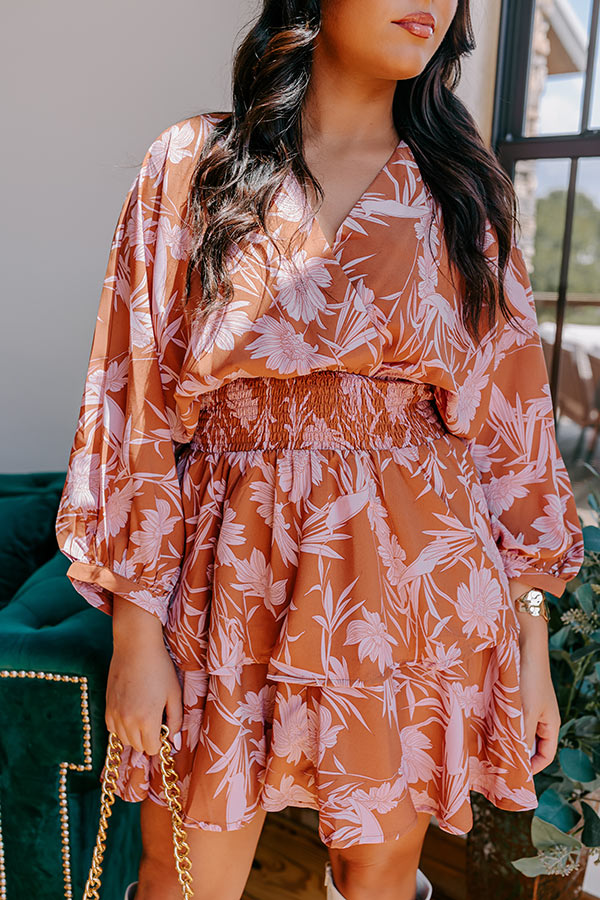 Flirtatious Outing Floral Mini Dress