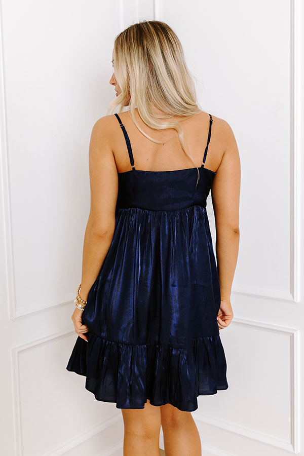Put A Bow On It Asymmetrical Mini Dress
