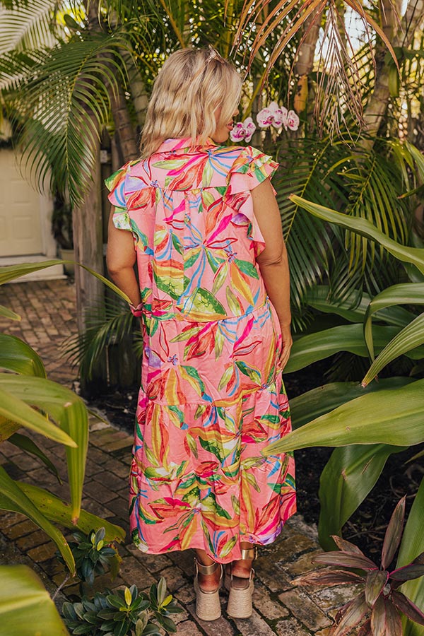 Stay In The Journey Floral Midi Curves