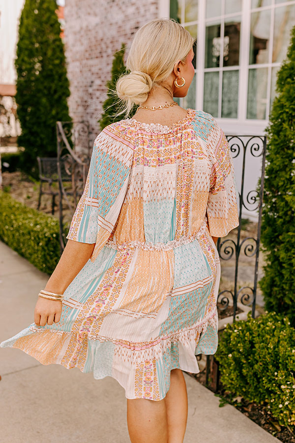 Seeking The Shore Shift Dress in Ivory Curves