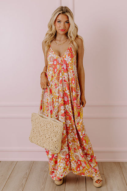 Casually Chic Floral Maxi