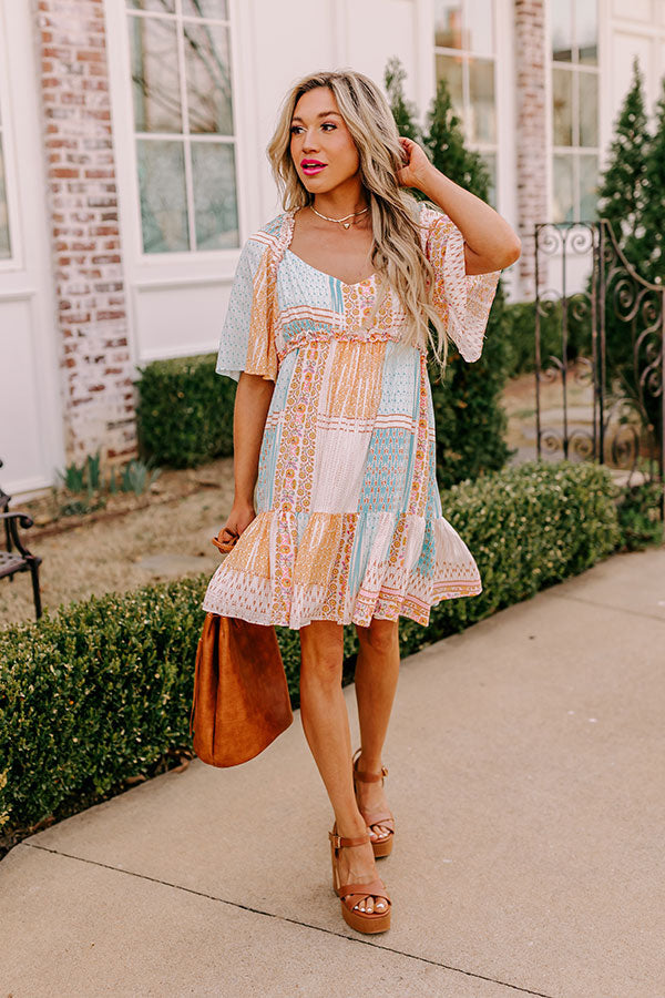Seeking The Shore Shift Dress in Ivory
