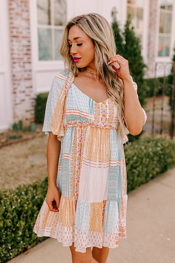 Seeking The Shore Shift Dress in Ivory
