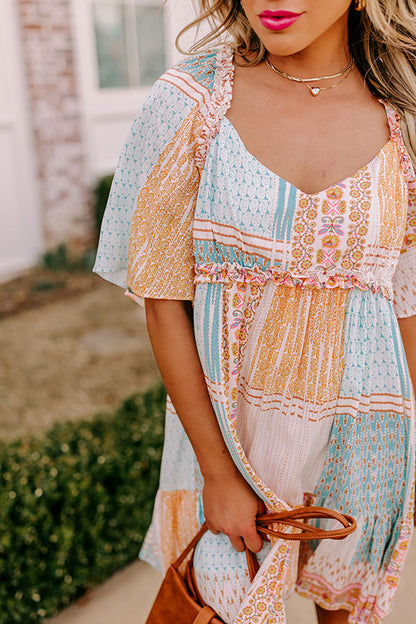 Seeking The Shore Shift Dress in Ivory