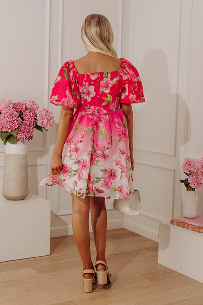 Garden Glamour Mini Dress