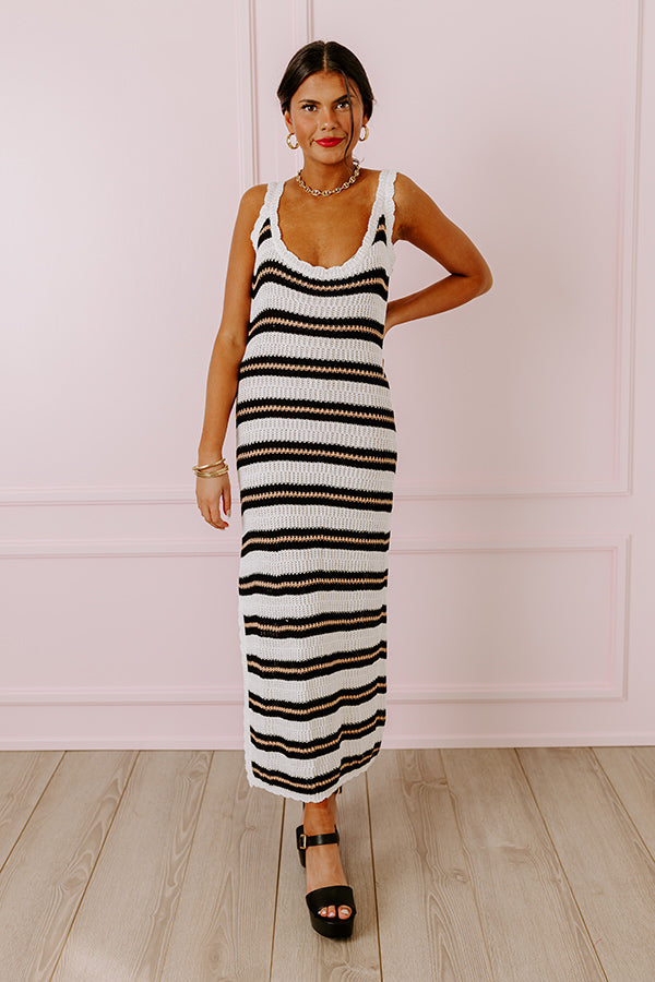 Sunkissed Shores Knit Midi