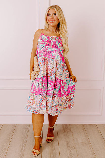 Sassy Statement Paisley Midi Curves