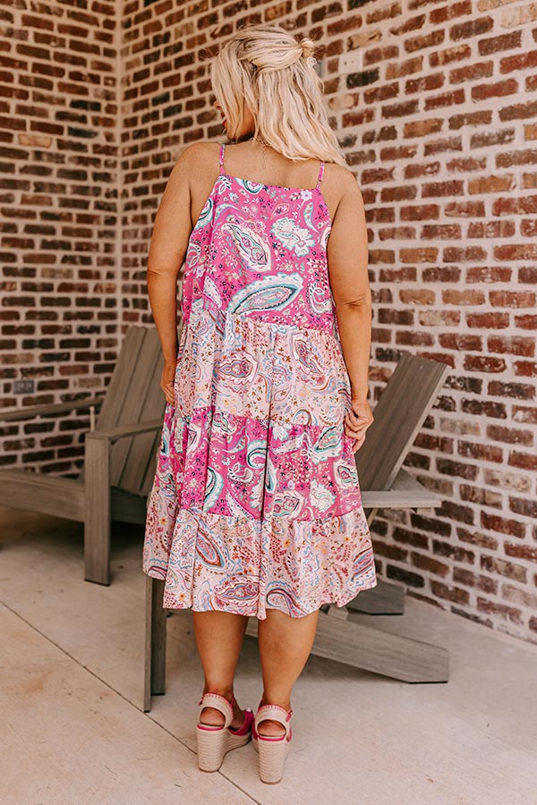 Sassy Statement Paisley Midi Curves
