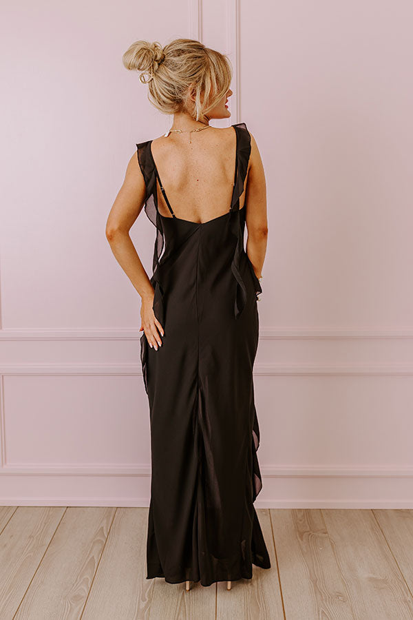 Life Of The Party Ruffle Maxi Dress
