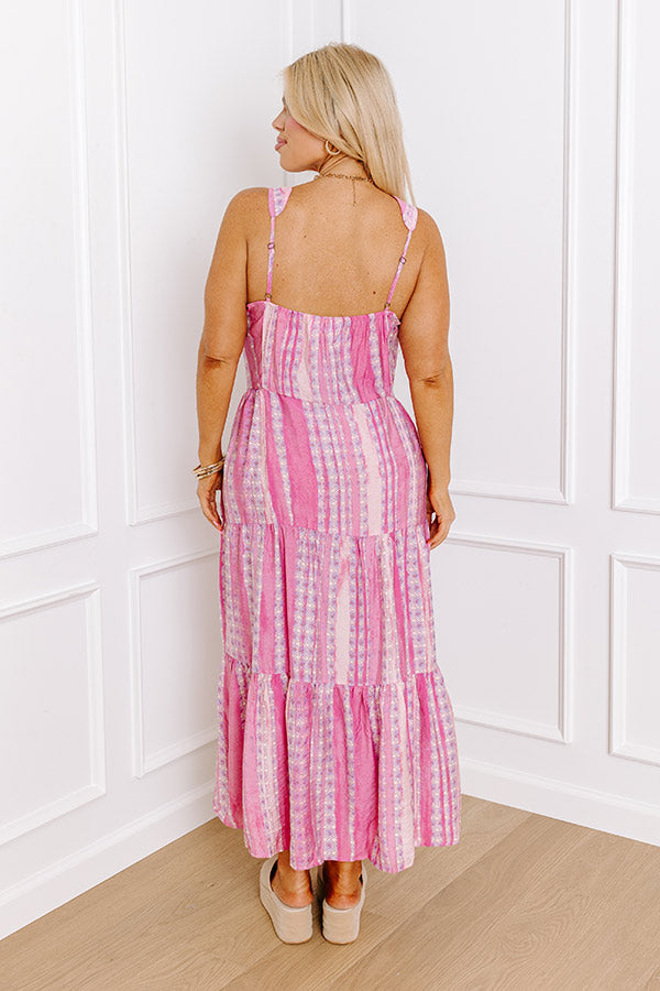 Sunny in Santa Barbara Midi in Blush Curves