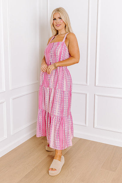 Sunny in Santa Barbara Midi in Blush Curves