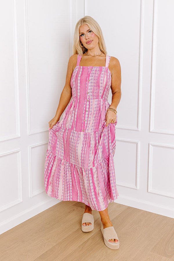 Sunny in Santa Barbara Midi in Blush Curves