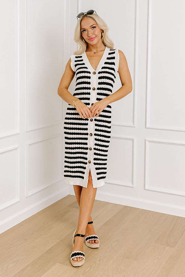 Sunset Stroll Knit Midi
