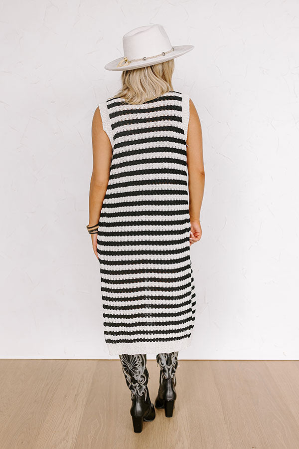 Sunset Stroll Knit Midi