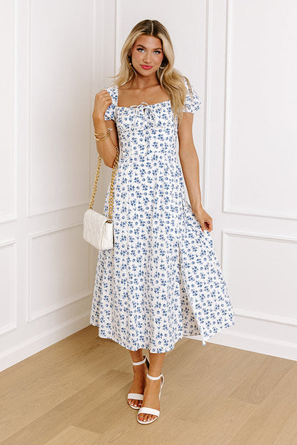 Kensington Gardens Floral Midi