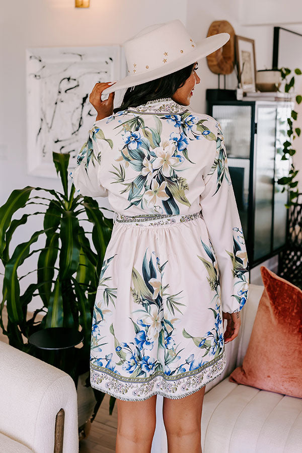 Botanical Happiness Mini Dress