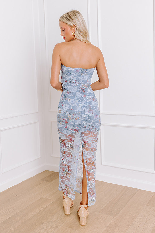 Botanical Garden Party Lace Midi