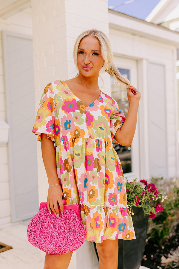 Oh Happy Days Floral Mini Dress