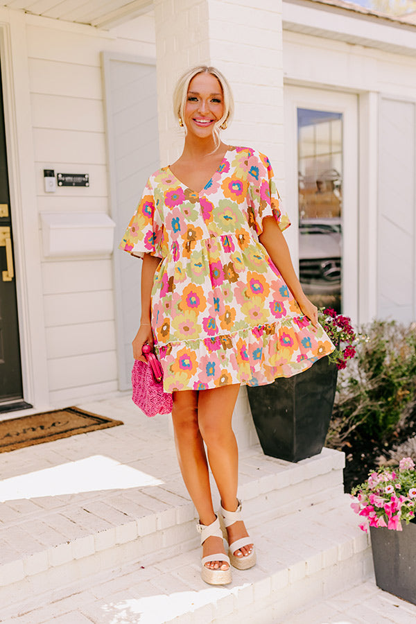Oh Happy Days Floral Mini Dress