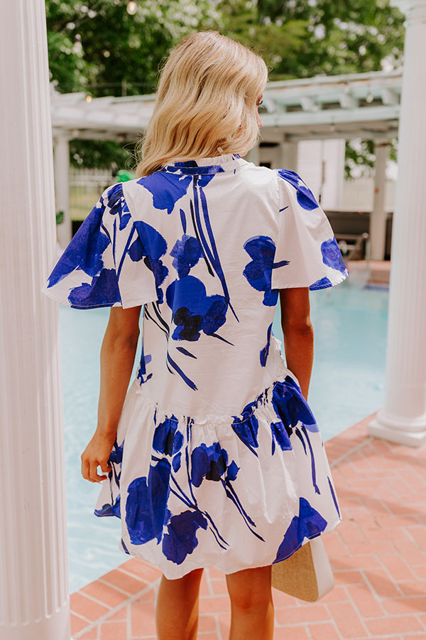 Catalina Island Bound Floral Mini Dress