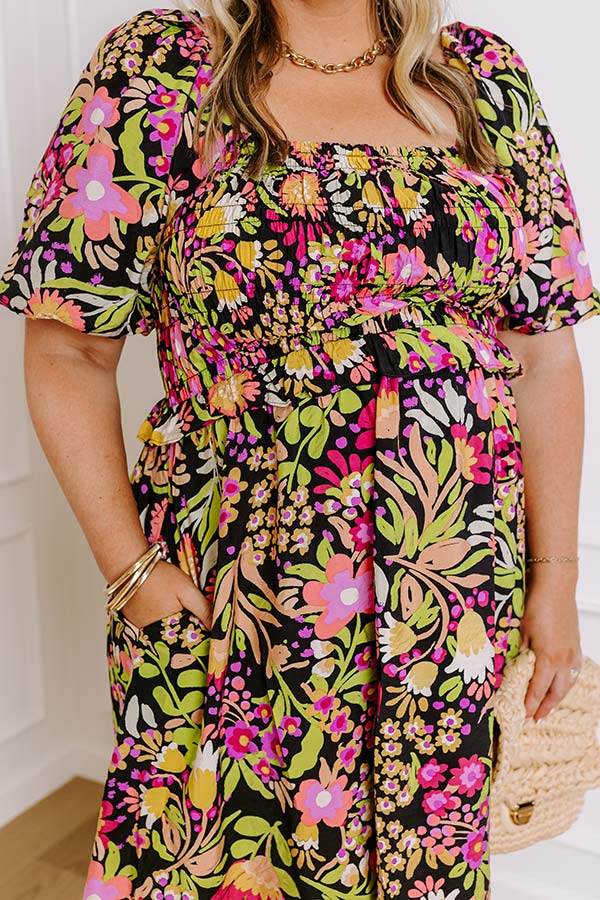 Wildflower Dreams Smocked Mini Dress Curves