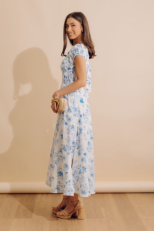 Sweet Attention Floral Midi Dress