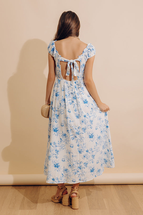 Sweet Attention Floral Midi Dress