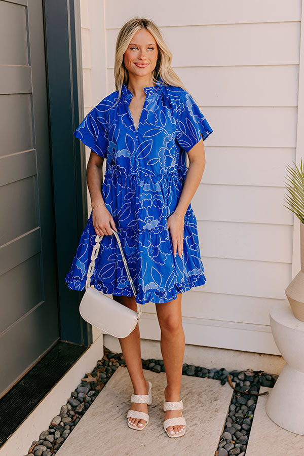 Clever And Kind Floral Mini Dress