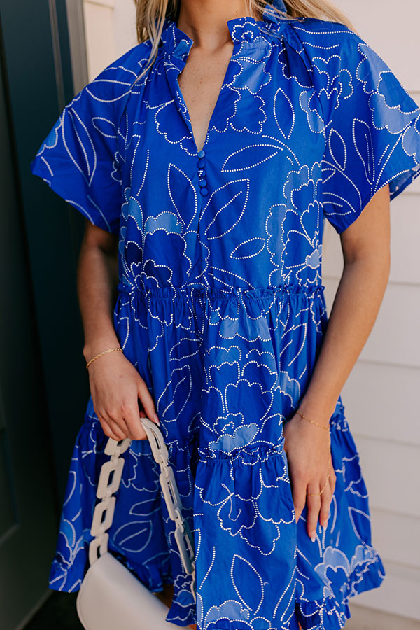 Clever And Kind Floral Mini Dress