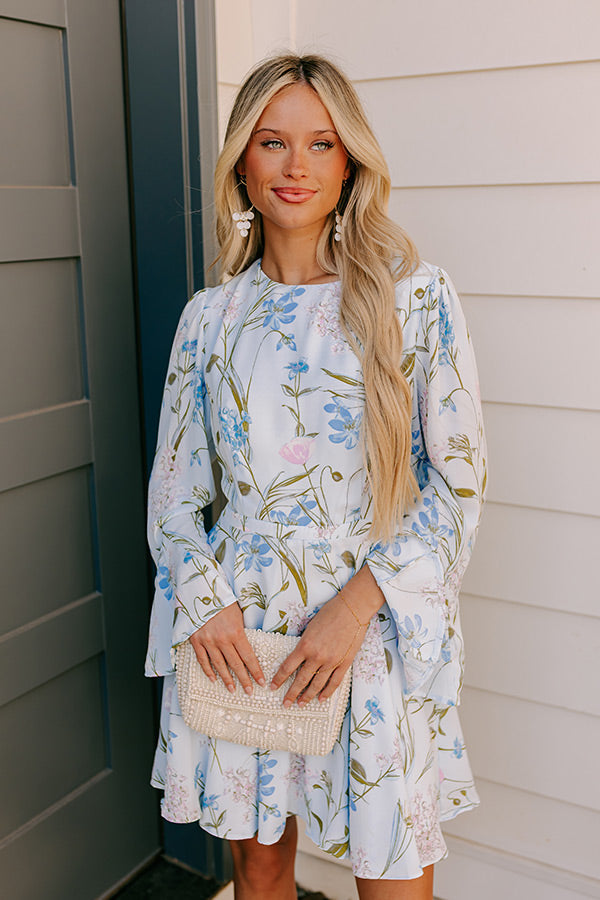 Dreamy Gardens Floral Mini Dress