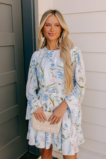 Dreamy Gardens Floral Mini Dress