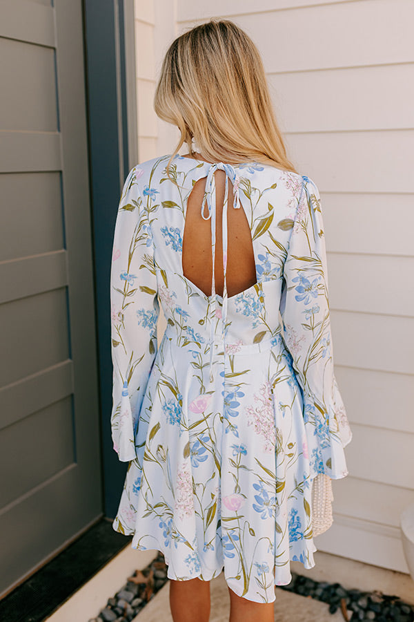Dreamy Gardens Floral Mini Dress