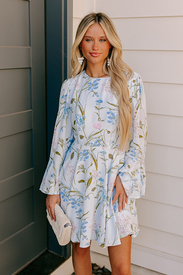 Dreamy Gardens Floral Mini Dress