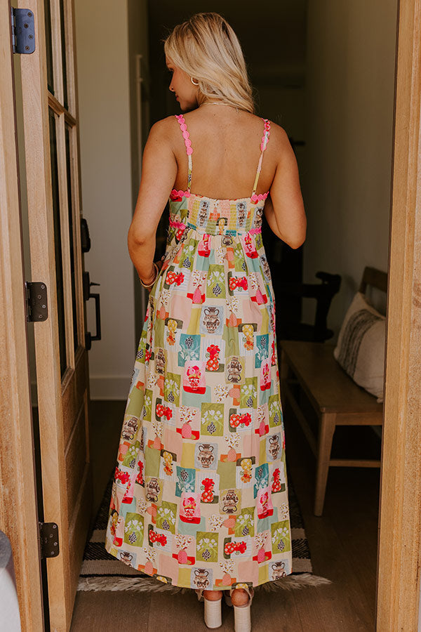 Wildflower Bouquet Midi Dress