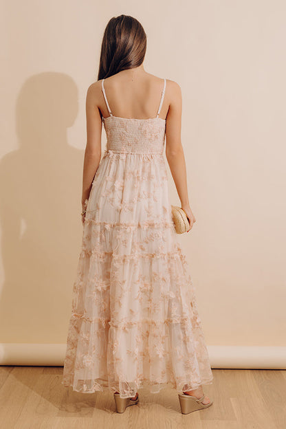 First Impression Embroidered Maxi Dress