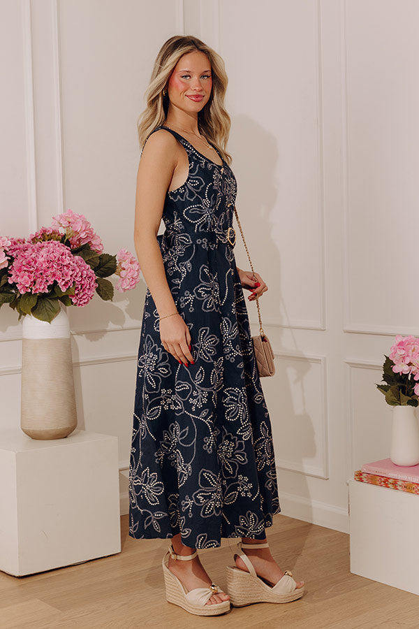 Sweet Gesture Floral Midi Dress