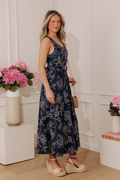 Sweet Gesture Floral Midi Dress