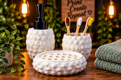 3D Printed Bathroom Set