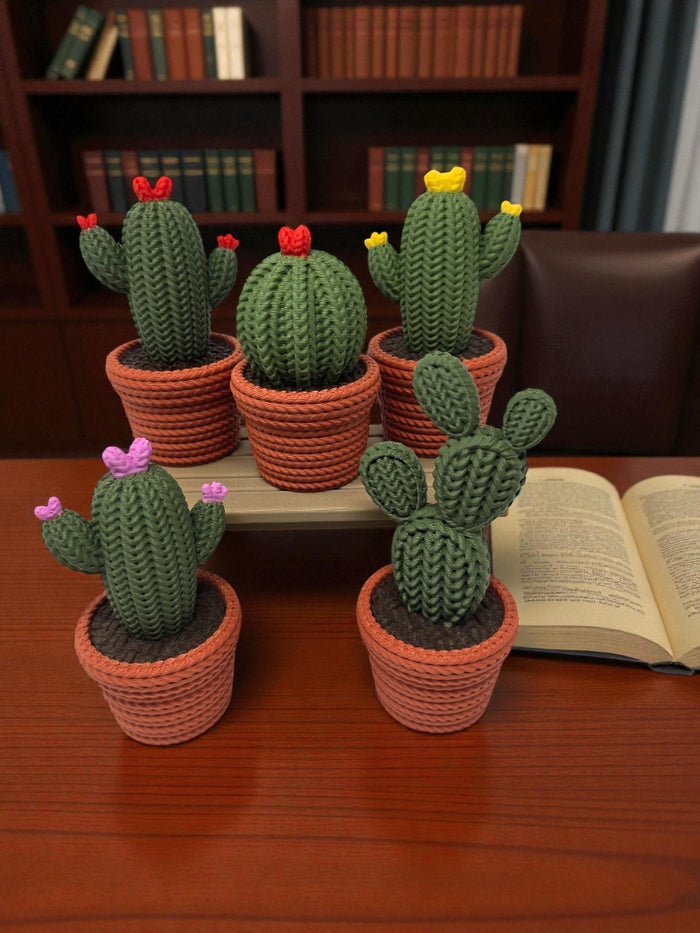 3D Printed Knitted-Style Cactus
