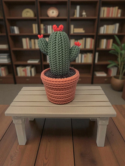 3D Printed Knitted-Style Cactus