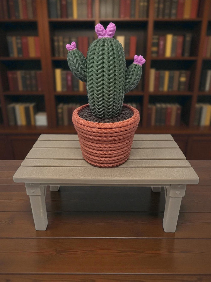 3D Printed Knitted-Style Cactus